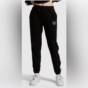 PINK Victoria’s Secret Reverse Fleece High Waist Gym Pants S Worn 1x
